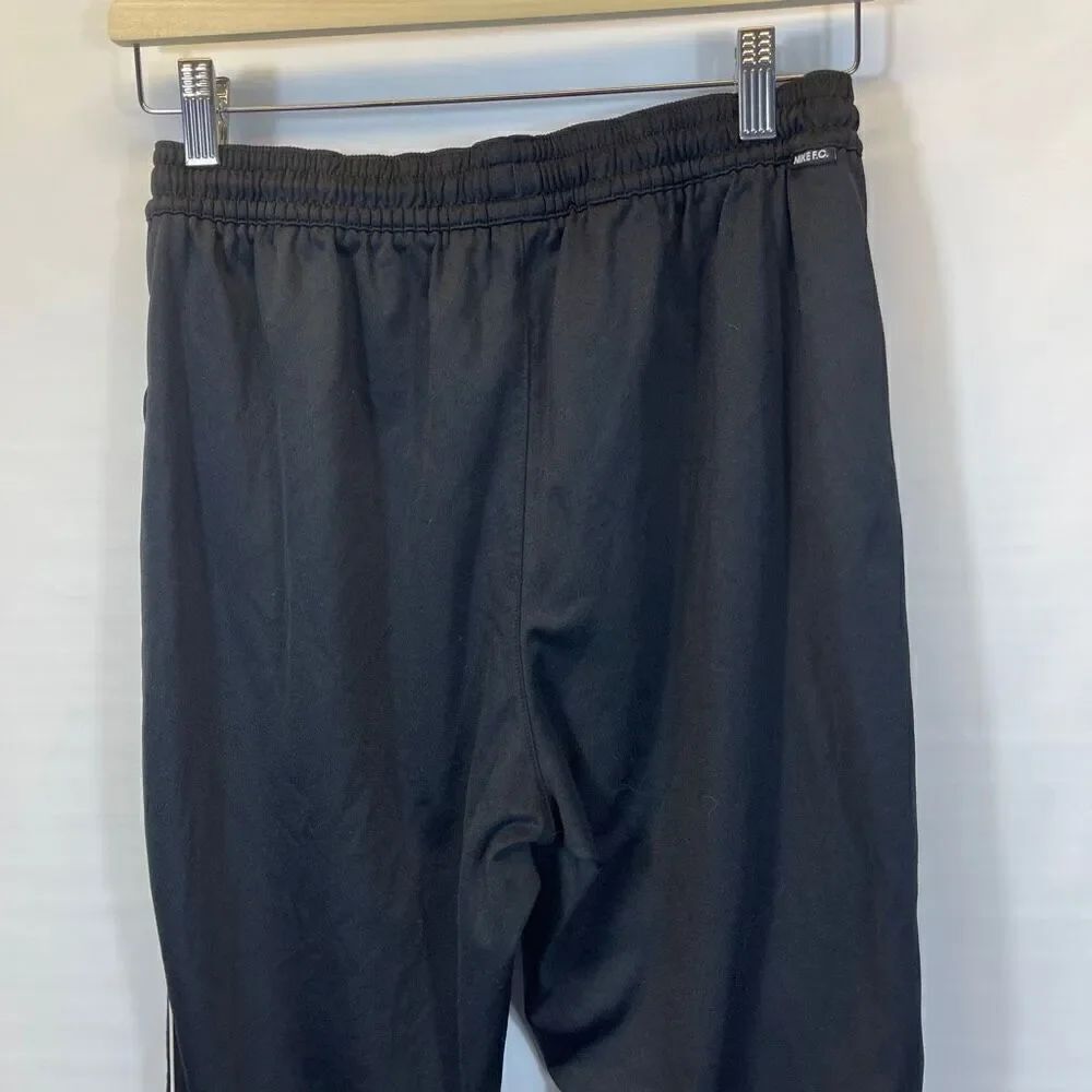 Nike FC Black Sock Cuff Dri-Fit Joga Bonito Trousers Pants Size Medium - Picture 7 of 9